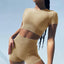 OLCHEE Women's Seamless Acid Wash Yoga Set - Coffee, Small