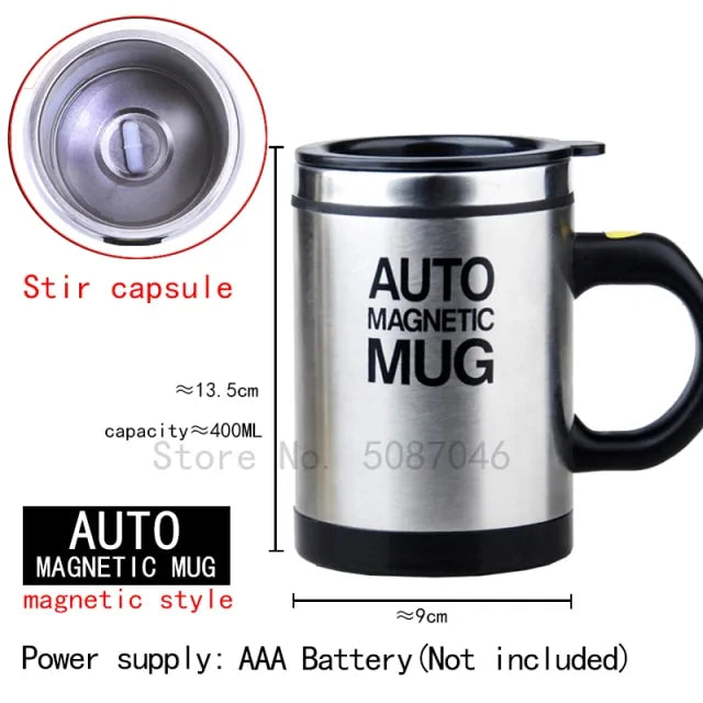 Self Stirring Magnetic Mug - Effortless Beverage Mixing
