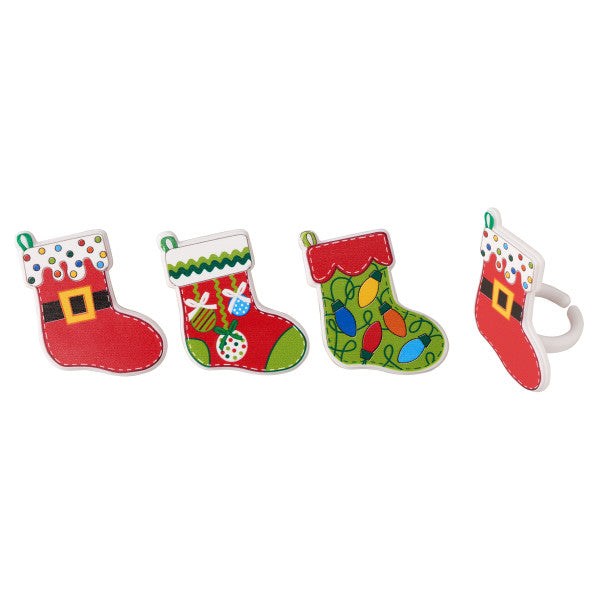 Anneaux de Cupcake de Chaussettes Festives