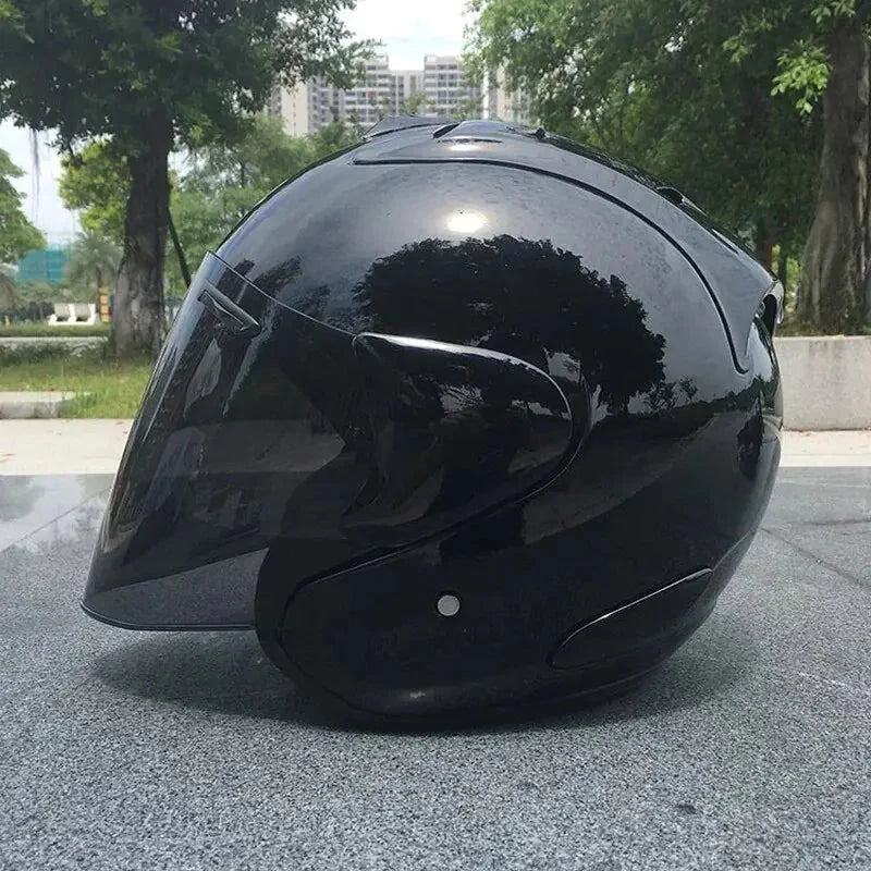 Casco de Moto Half Premium para Conductores Estilosos