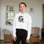 Sudadera recortada Zoomie Kitty para ella