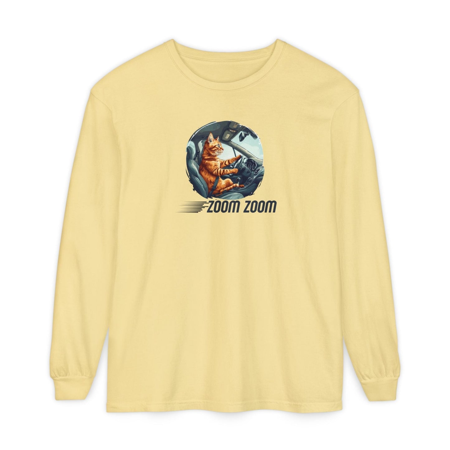 Zoom Zoom Cat Long Sleeve Tee