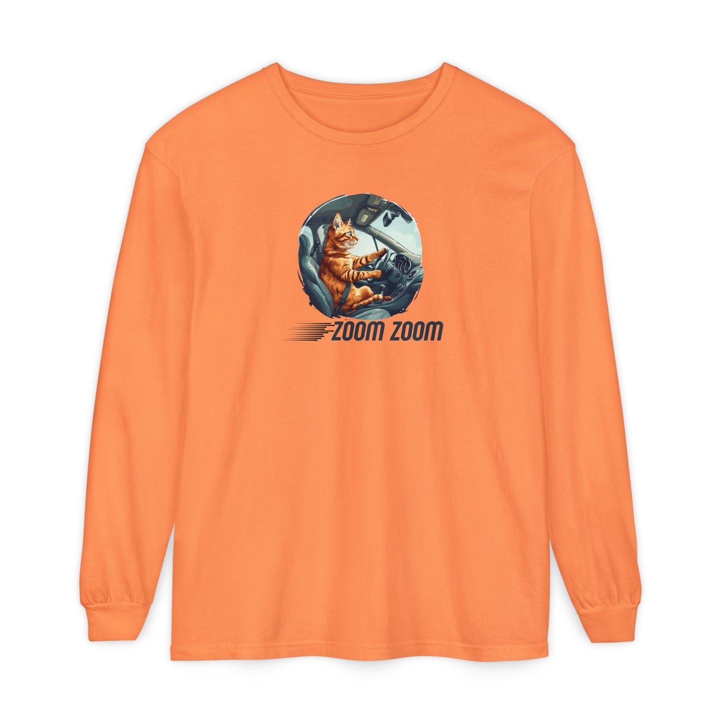 Zoom Zoom Cat Long Sleeve Tee