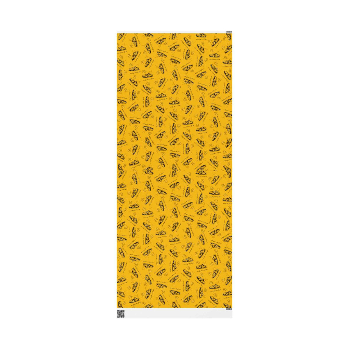 Papel de Regalo para Gatos en Viaje - Diseño de Boceto Dorado