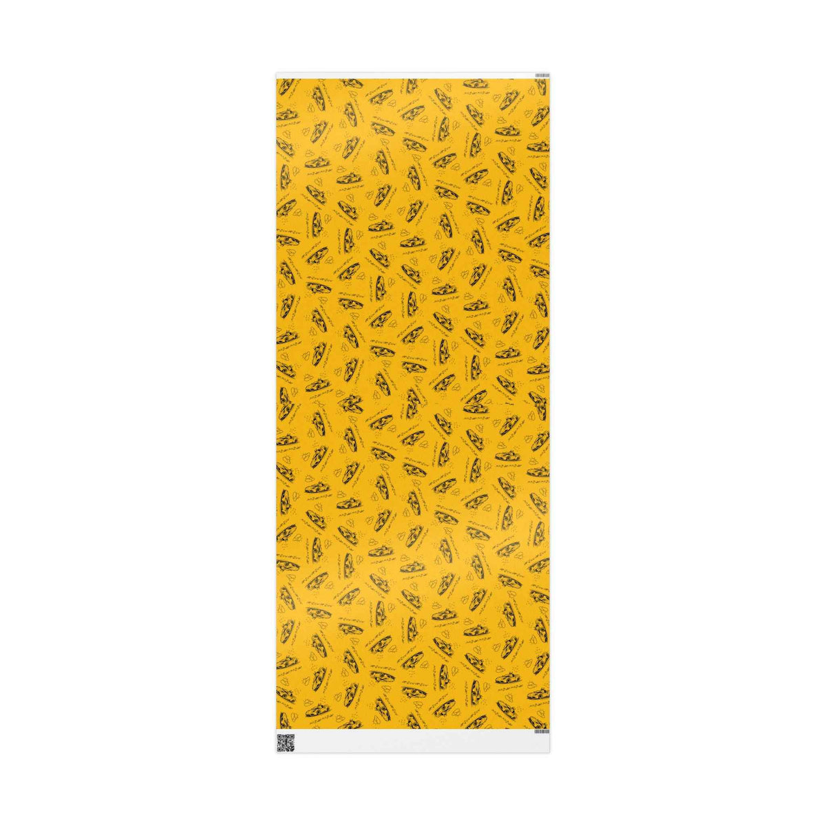 Papel de Regalo para Gatos en Viaje - Diseño de Boceto Dorado