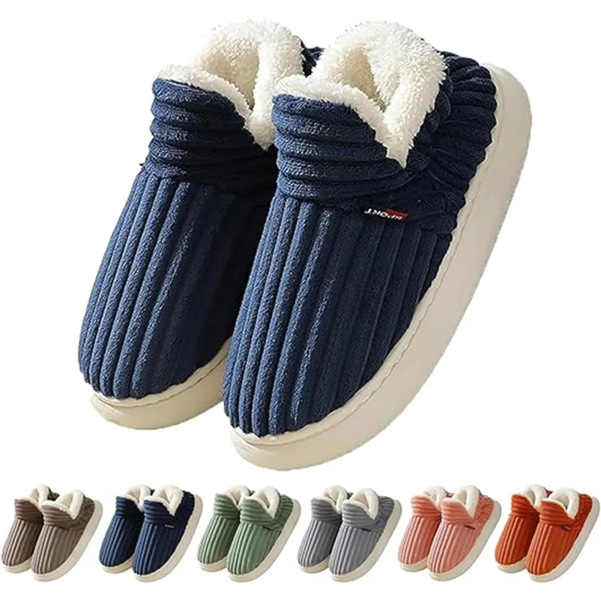 Zapatillas de Piel de Oveja Acogedoras para Hombres y Mujeres