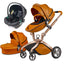 Cochecito Convertible de Lujo Plegable 3 en 1
