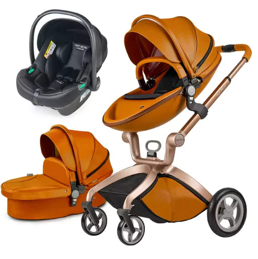 Cochecito Convertible de Lujo Plegable 3 en 1