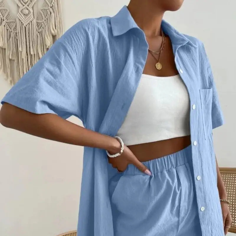 Ensemble de Shorts et Chemise Style