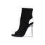 Cape Robbin Cally Talons Blocs Clairs - Bottines en Suède Synthétique Élégantes