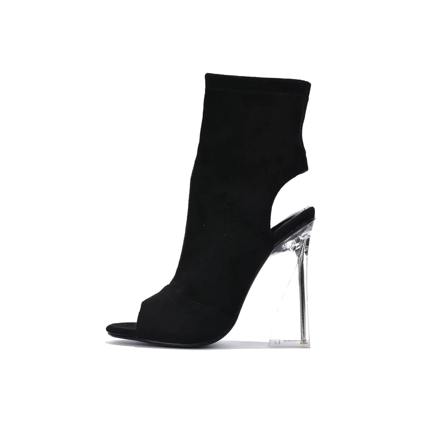 Cape Robbin Cally Talons Blocs Clairs - Bottines en Suède Synthétique Élégantes