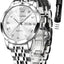 Montre analogique de luxe OLEVS pour homme en deux tons avec diamants