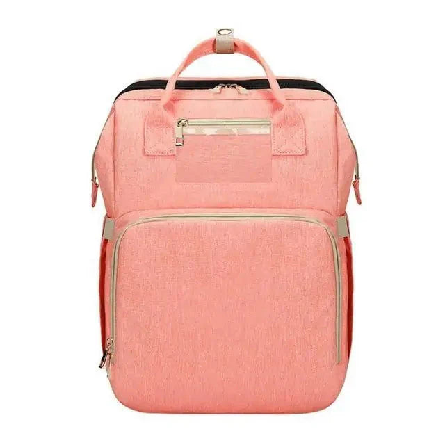 Diaper Backpack with Portable Changing Bed