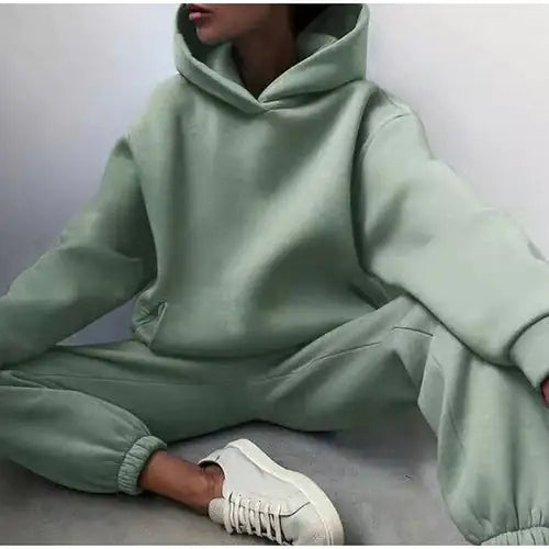 Conjunto de Sudadera con Capucha Esencial para Invierno