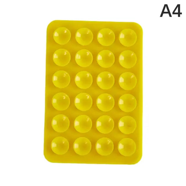 Tampon de suction en silicone double face pour téléphones mobiles